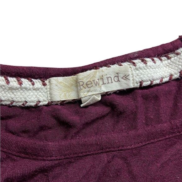 Rewind size large cute juniors top lace accents see pics great condition - Picture 2 of 2